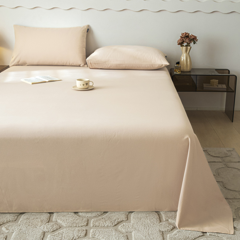 A类全棉加厚磨毛床单三件套