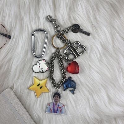 时尚包包挂件高级感锁匙扣