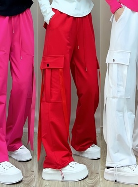 曳步舞工装裤女时尚休闲新款潮流运动裤百搭广场舞舞蹈演出服