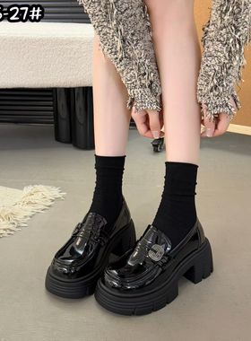 乐福鞋厚底9266-27聚氨酯大底防滑耐磨百搭舒适超轻