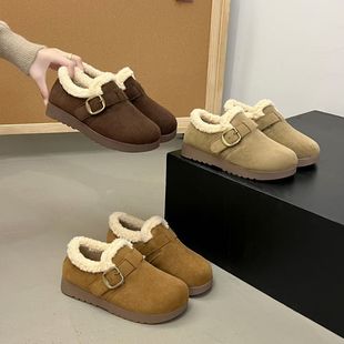 8平底勃肯鞋 8960 绒面加棉牛筋大底防滑耐磨百搭舒适 新款 冬季