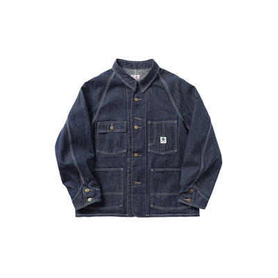 四袋工装插肩外套overall