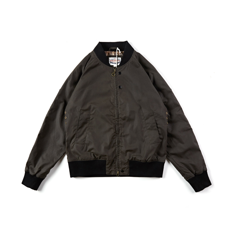 浮生油蜡飞行夹克复古