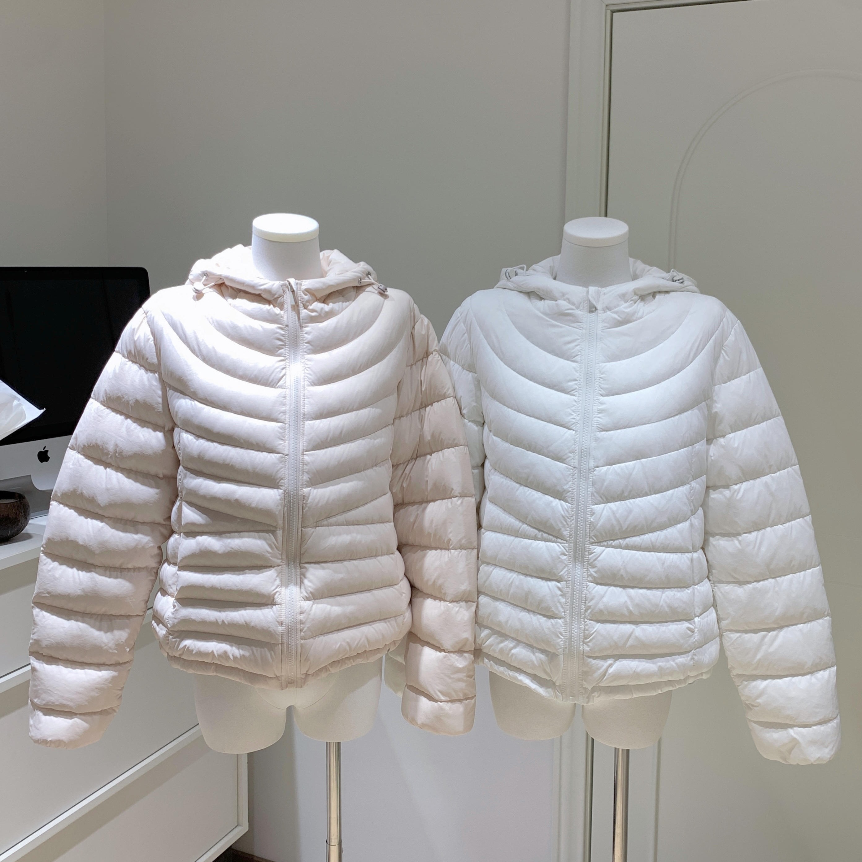 罗女士90白鸭绒连帽羽绒服