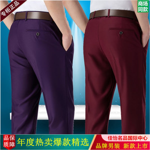 高级感品牌2024新款西裤男士职业装西装裤中青年休闲裤直筒春秋季