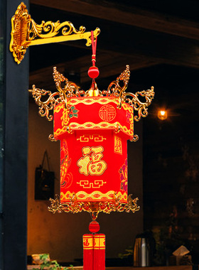 灯笼挂饰过新年大红宫灯小灯笼入户门壁挂春节喜庆中国风装饰挂件