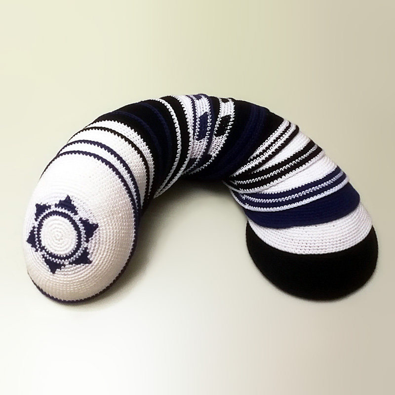 以色列犹太无边小圆帽服装头饰手工光头顶迷你小帽子基帕  kippah