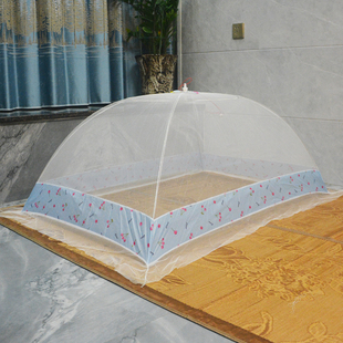 儿童蚊帐免安装支架加粗加密无底宝宝婴儿床防伞可折叠小孩防蚊罩