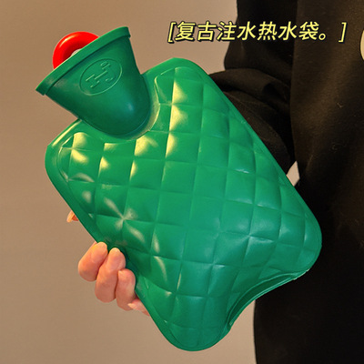 冬天女生用敷肚子毛绒防爆暖水袋