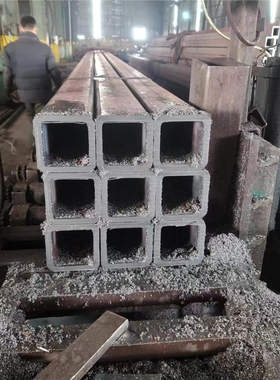 方管厂家定做激光切割零售大小口径Q345BCDE加厚壁无缝方管矩形管