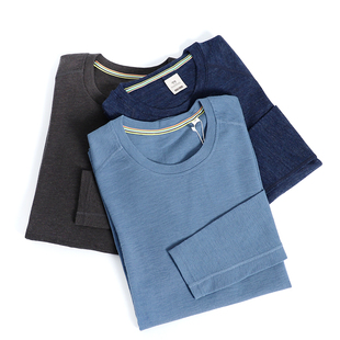 可夫特户外美利奴羊毛速干衣男运动长袖 内衣L11 上衣美丽诺打底衫