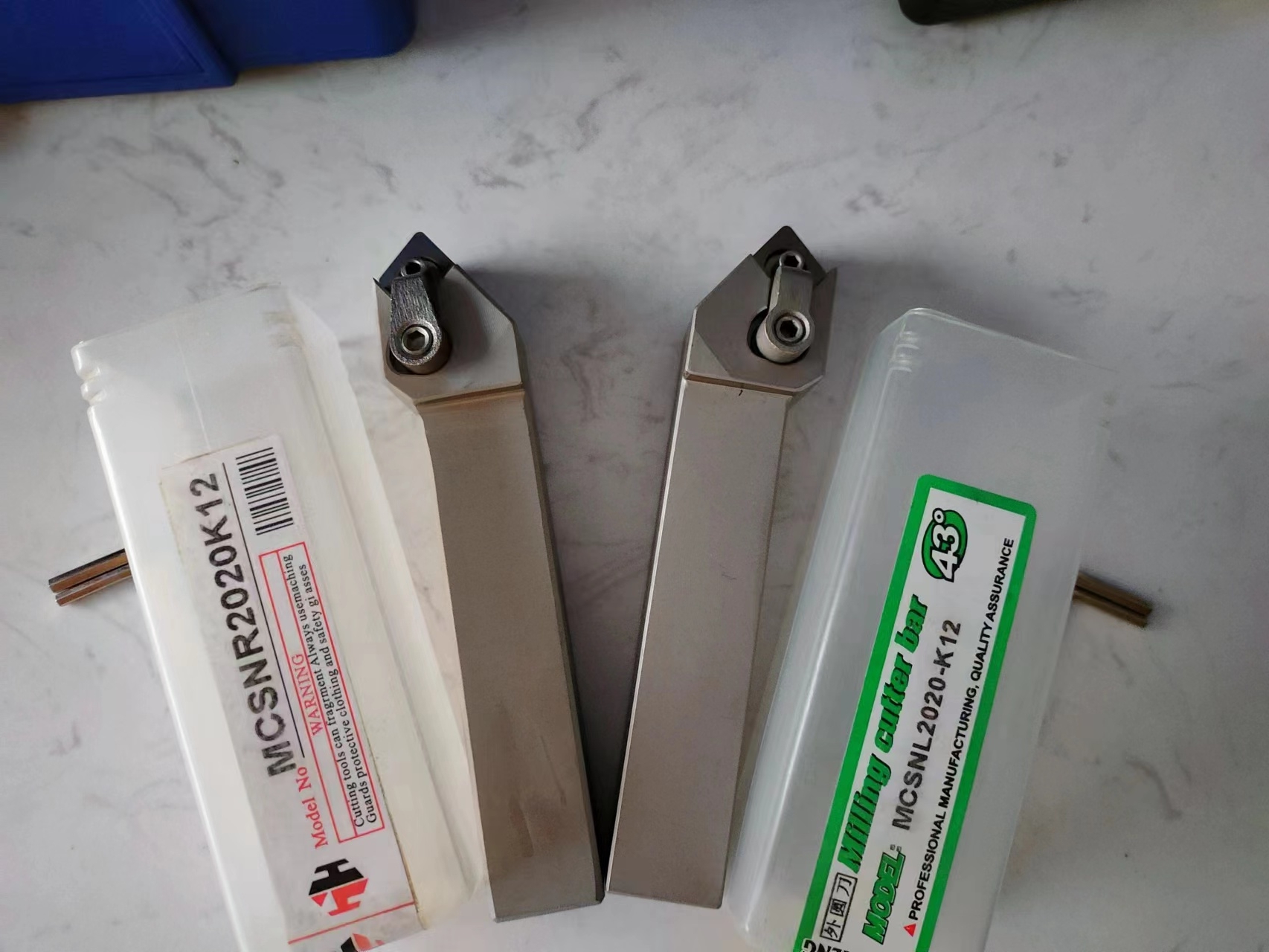 数控外圆车刀杆MCSNR/MCSNL2020K12/2525M12车床45度白色倒角刀杆