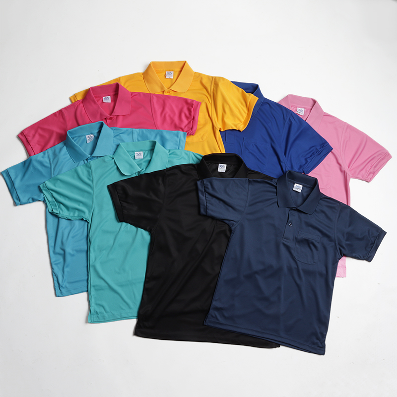 有口袋！夏季网眼T恤透气翻领速干宽松休闲大码POLO衫商务男短袖