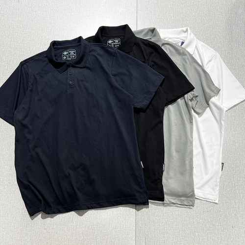 柔软亲肤宽松大码休闲翻领POLO衫