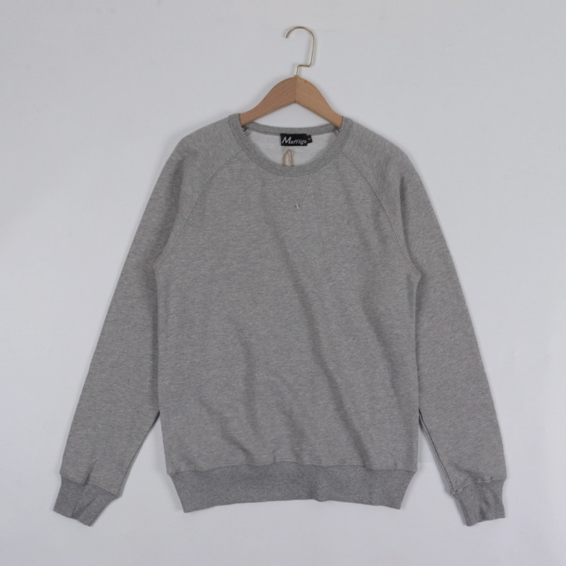 外贸原单！春秋款圆领套头毛圈卫衣纯色百搭打底长袖宽松休闲上衣