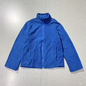 福利特价 蓝色抓绒衣 轻保暖秋冬冲锋衣休闲摇粒绒拉链校服内胆