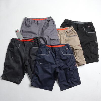 外贸工装！欧美重工多口袋功能性人体工学设计耐磨防刮工装短男裤