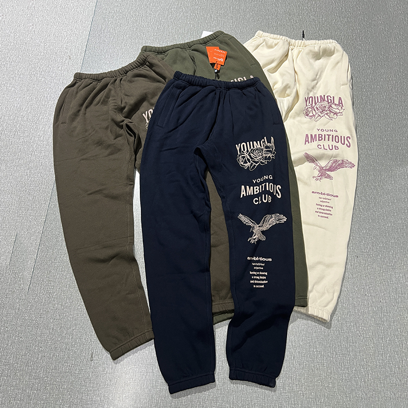 尖货提前囤!纯棉秋冬加绒潮款加绒保暖宽松休闲男女百搭束脚长裤