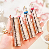 花瓣果冻变色口红不沾杯不掉色持久温变润唇膏女保湿 滋润平价学生