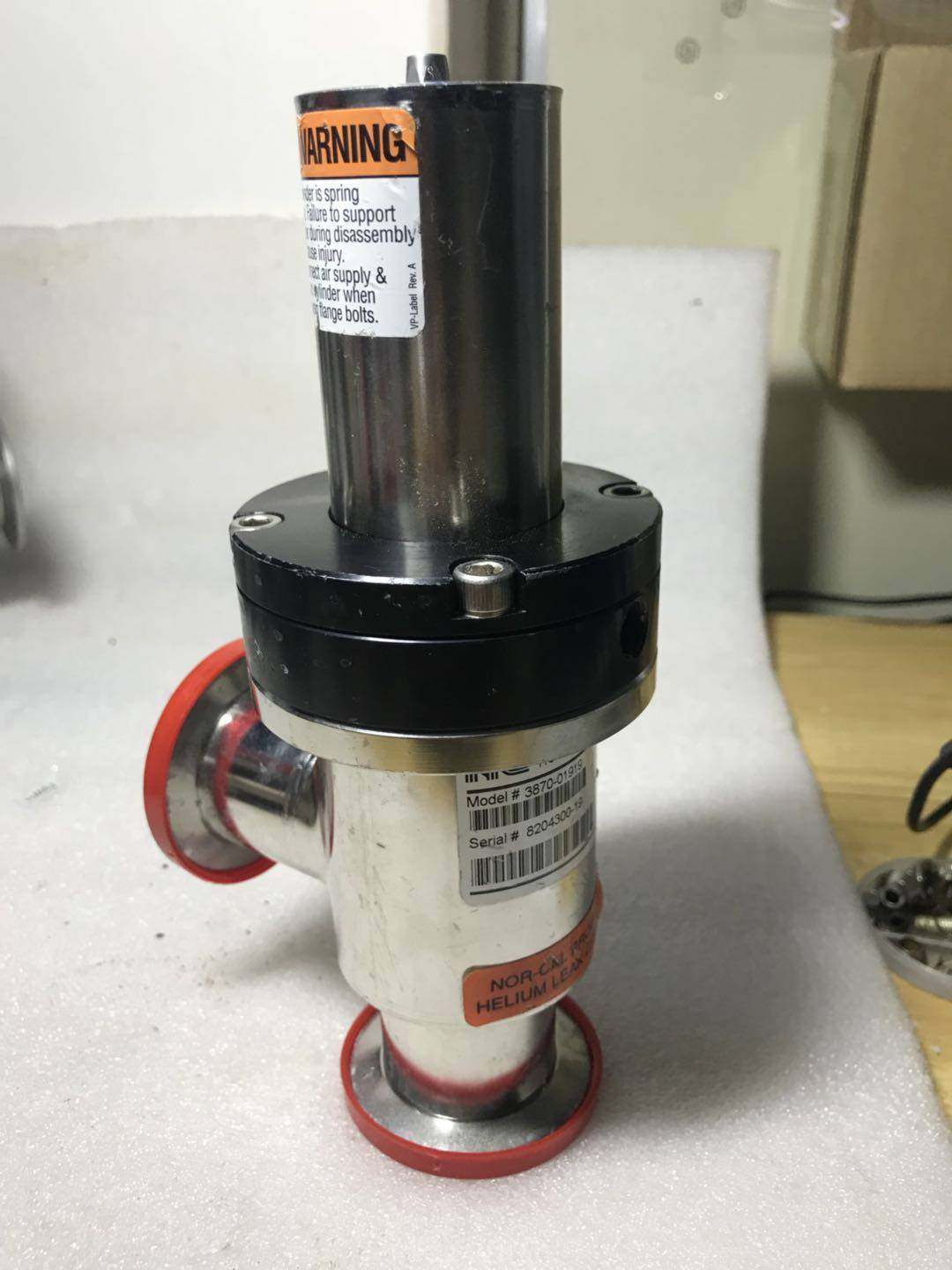 nor-cal 3870-01919 pneumatic right angle valve