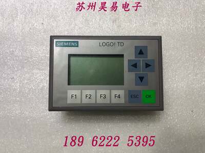 6ED1 055-4MH00-0BA0 原装西门子 LOGO!TDE 文本显示器 拆机包好