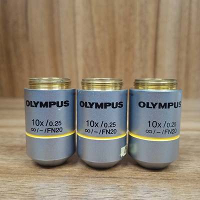 亚辉 OLYMPUS奥林巴斯Plan 10X/0.25显微镜物镜 98新