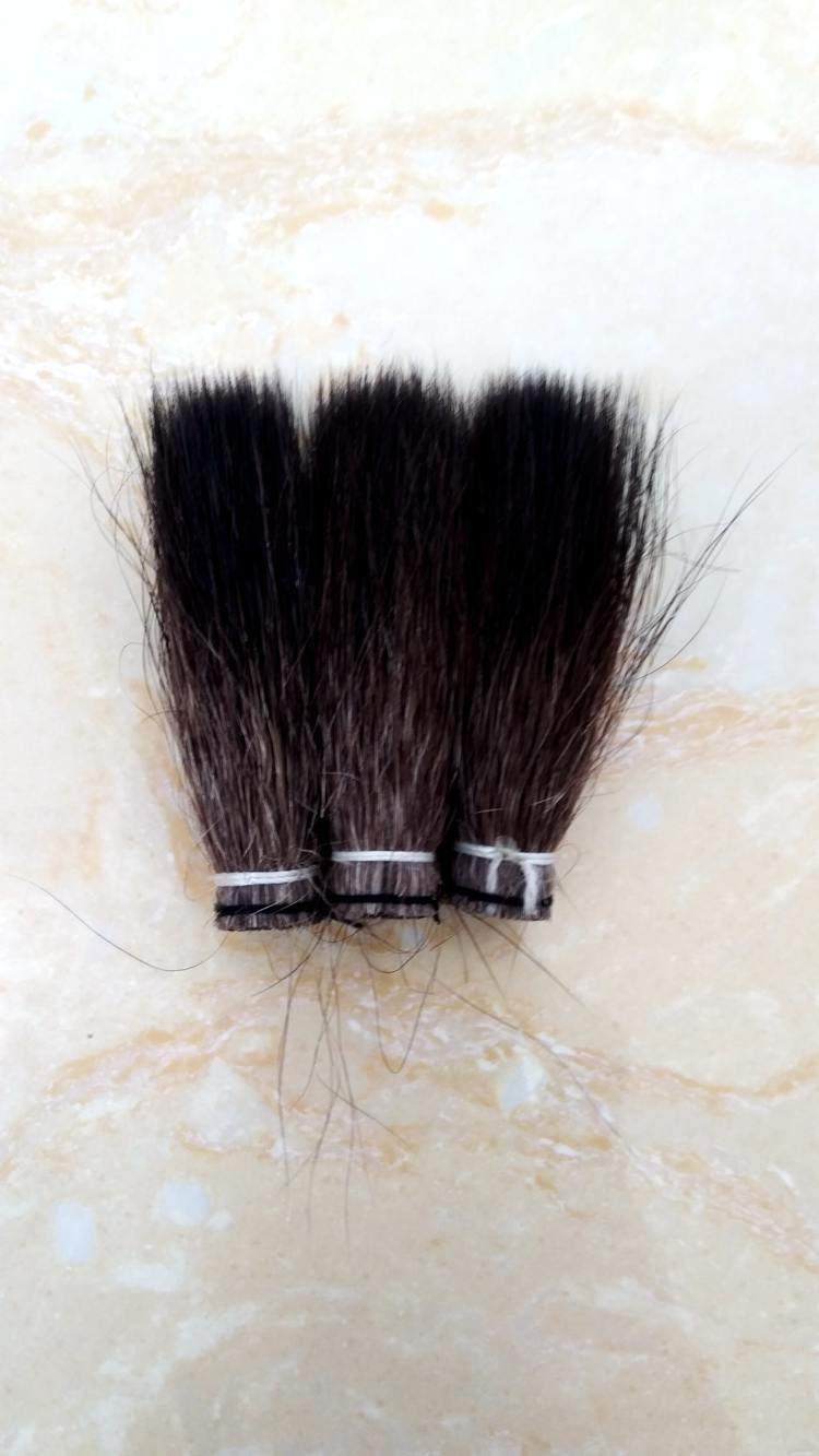 山鼠须毛笔头子 毛笔材料 各种口径都有可定制diy