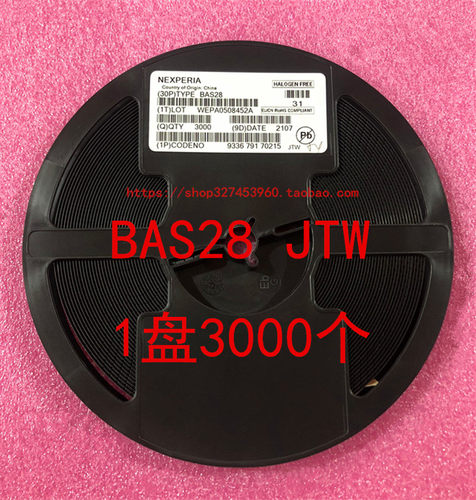 BAS28 JTW SOT-143 高速双开关二极管  1盘3000个 BAS28