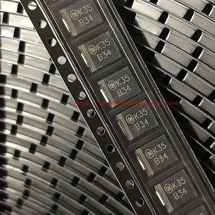 MBRS340T3G 丝印 B34 MBRS340 肖特基二极管 贴片 SMC 1盘2500个