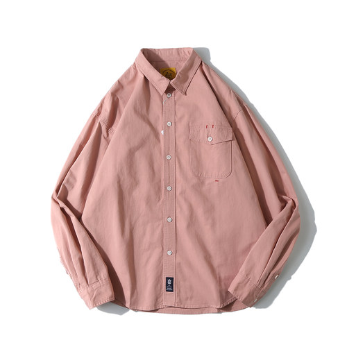 原创春季韩版潮流青少年学生衬衫