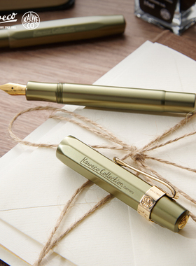 德国KAWECO铝制钢笔橄榄绿Collection收藏家高颜值练字文具送礼