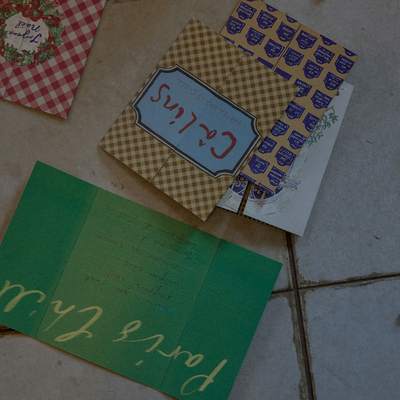 韩国HOTEL827三折贺卡女生高级感折叠精致贺祝福卡片小众留言贺卡