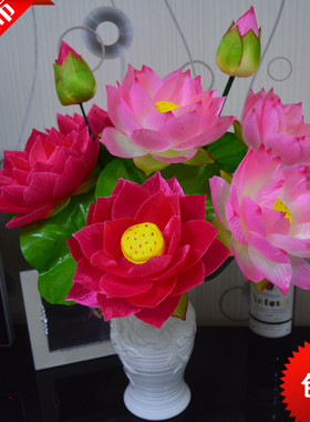 仿真寺庙礼佛假花2束包邮