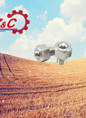 E-QDE02-5/6/8/10/12/16/20钢制万向球螺杆式六角螺栓型E-QDE03