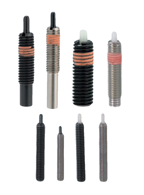 PJLK3/4/5/6重载型304粗牙树脂头弹簧柱塞PJHK3/4/5/6/8/10/PJXK3