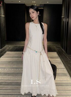 【LS新品牌】黑标极简大牌 夏季上新极简时尚优雅气质连衣裙30177