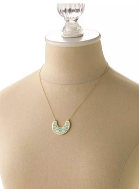 欧美风饰品双面滴油质感项链