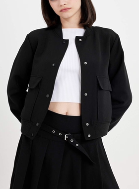 小俞家 aaron ambe*家正肩西装外套休闲开衫修身显瘦上衣黑色百搭