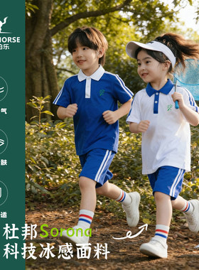 家有伯乐深圳市夏校服小学生男女夏季短袖上衣短裤长裤运动服套装
