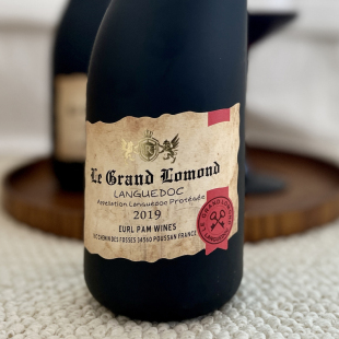 洛蒙德老藤干红葡萄酒歪瓶子酒法国进口朗格多克产区AOP级红酒