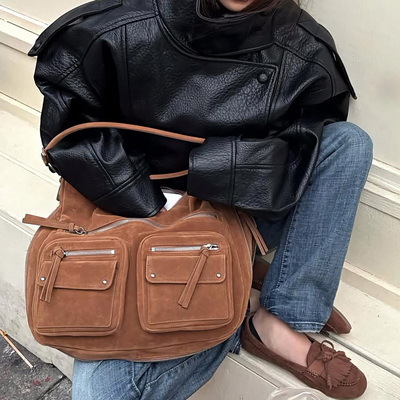 韩版小众单肩包腋下包大容量托特