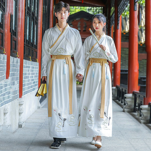 清仓原创重工绣花交领汉服大氅