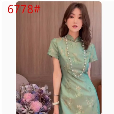 新中式改良年轻款气质高端连衣裙