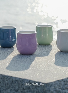 银时燕小圆杯手冲咖啡聚香品鉴杯陶瓷咖啡馆出品闻香感官杯