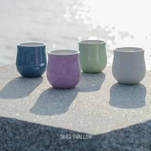 银时燕小圆杯手冲咖啡聚香品鉴杯陶瓷咖啡馆出品闻香感官杯