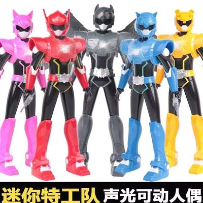 迷你特工队战士弗特变形机甲套装