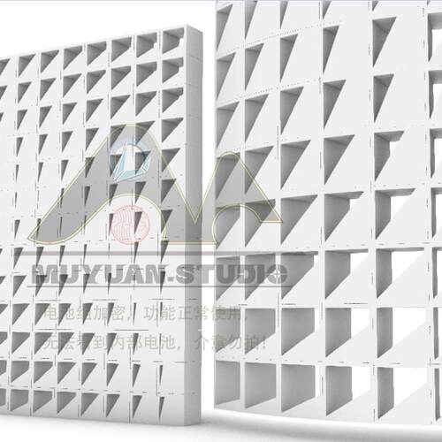 犀牛grasshopper参数化方形干扰建筑表皮生成插件，牧渊自动发货