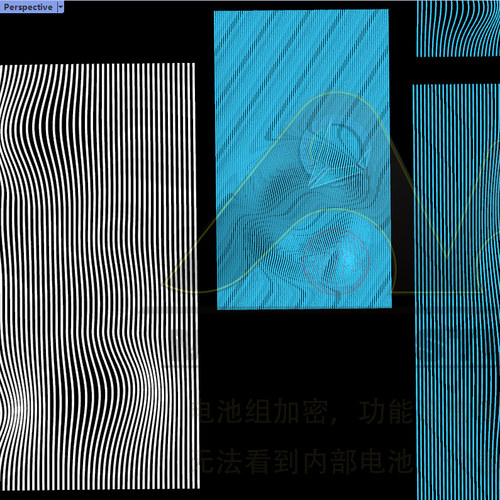 犀牛grasshopper参数化几何体干扰格栅表皮插件，牧渊自动发货