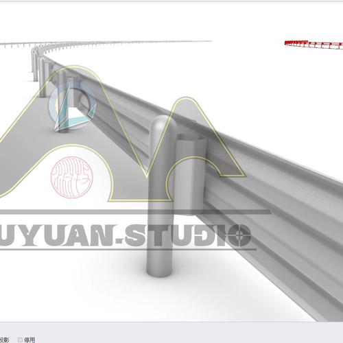 犀牛grasshopper  生成波形护栏插件，参数化控制牧渊工作室出品