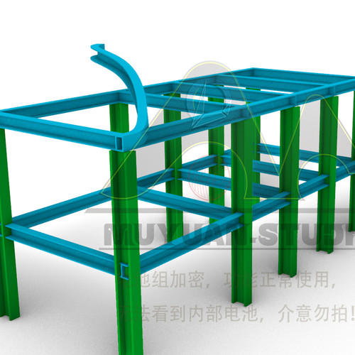 犀牛grasshopper  参数化一键生成钢结构插件，牧渊工作室出品